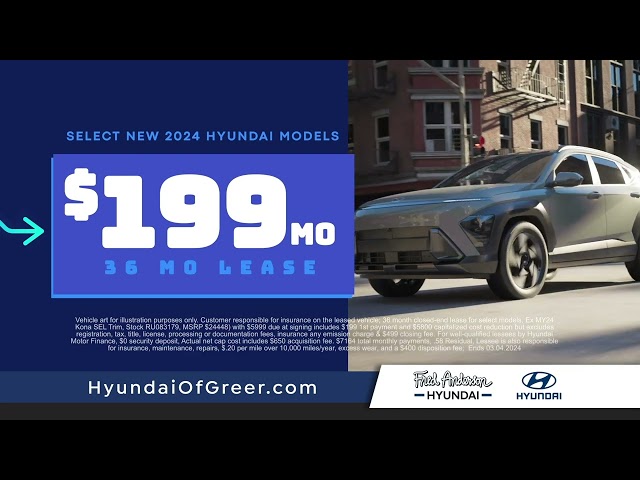 Fred Anderson Hyundai of Greer | Save 3 Ways