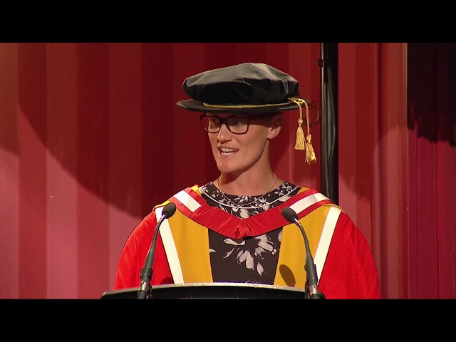 Olympic rower Heather Stanning receives an Honorary Degree from the University of Bath