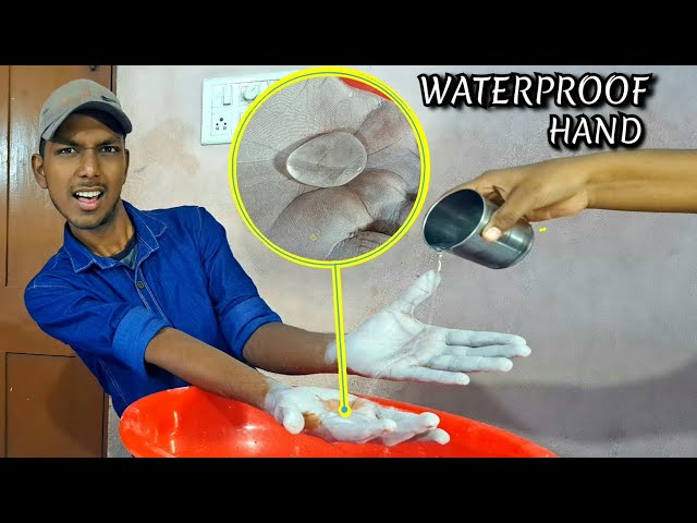 How to make waterproof hand at home. Make hydrophobic layer. इसे बनाना क्या इतना आसान है?😯😯