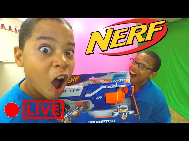 NERF N-Strike ELITE DISRUPTER Blaster Unboxing and Firing Test