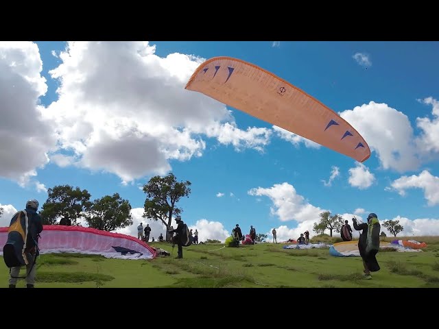 PARAGLIDER TAKE-OFFS | 2024 STATE OF ORIGIN COMPETITION | MANILLA