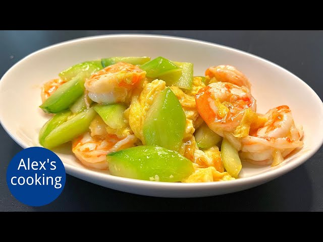 🥒Stir Fried Cucumber with Egg and Shrimp Recipe🍤⎪Easy cooking at home