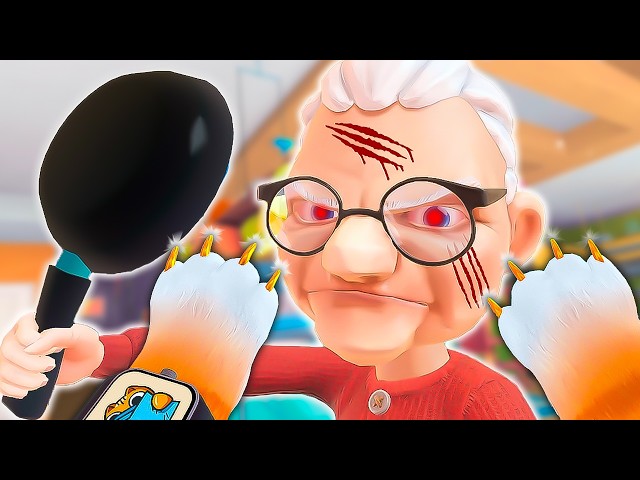 CAT MADE GRANNY REALLY ANGRY!  I Am Cat VR / Chapter 4 /