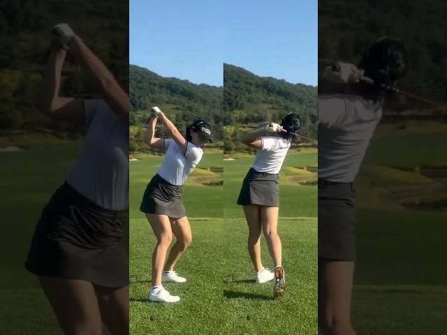 압도적인 파워 히터💥 KLPGA 김혜진 프로의 스윙⛳