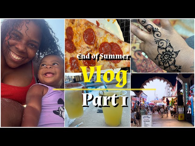 End of summer vlog Pt 1 Family trip to Atlantic City, Beach and Good eats