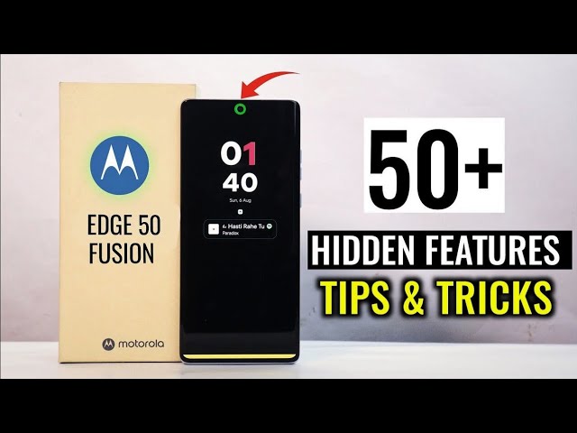 Motorola Edge 50 Fusion Tips and Tricks || Moto Edge 50 Fusion Top 50+ Hidden Features 2024