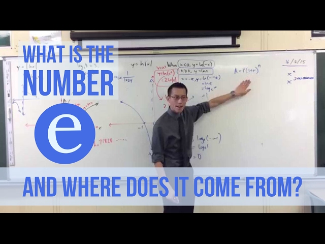 What is the number "e" and where does it come from?