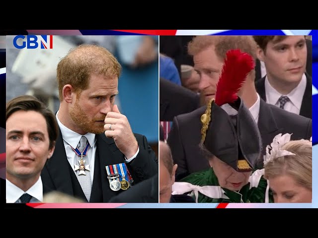 Prince Harry blocked out by Princess Anne at Coronation as Palace STOPS Duke stealing spotlight