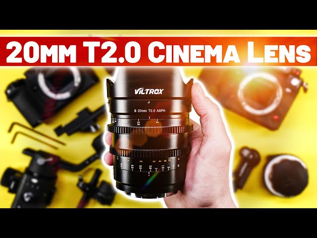 $499 20mm T2.0 Cinema Lens for LUMIX L-Mount Full Frame by Viltrox