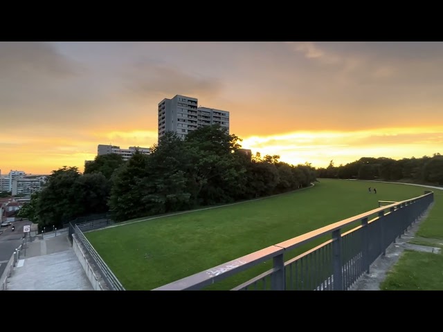 Parc Départemental Jean Moulin-les-Guilands: Stunning Late-Night Sunset (June 26, 2024, 9:45 PM)