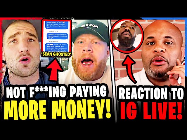 Sean Strickland & Eric Nicksick LEAKED money DISPUTE!? Daniel Cormier REACTS to Jon Jones LIVESTREAM