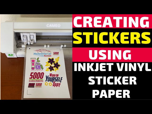 Creating Stickers using Inkjet Vinyl Sticker Paper