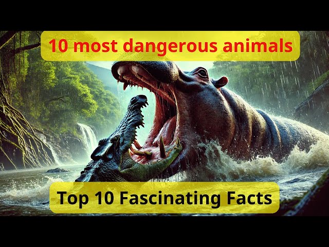 Top 10 Deadliest Creatures in the World || A Terrifying List! #Top 10 Fascinating Facts