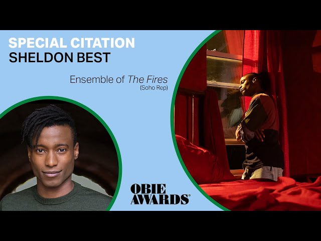 68th Obie Awards: Sheldon Best Acceptance Speech