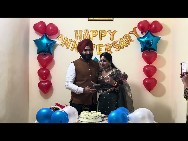 Celebrating first marriage anniversary❤️🥂||Vlog 131||Family Tadka