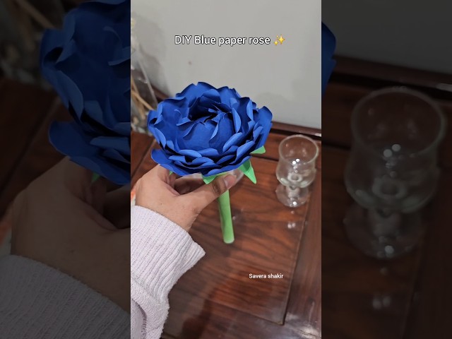 How to make paper rose 💙