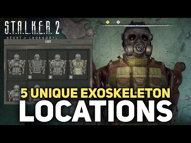 How To Get Ruby Exosuit, Liberty & Diamond Exoskeleton & More (Unique Gear) Stalker 2