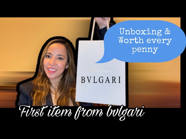 First Bvlgari Unboxing | Better than other Fine jewelry?