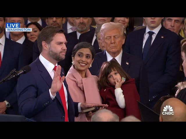 JD Vance sworn in as vice-president of the U.S.