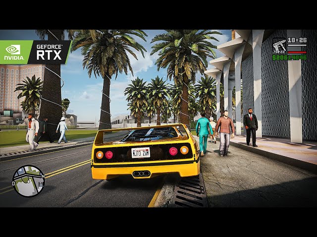 GTA San Andreas 'Madd Dogg' Missions 4K Gameplay GTA SA Remastered Realistic Graphics Mod