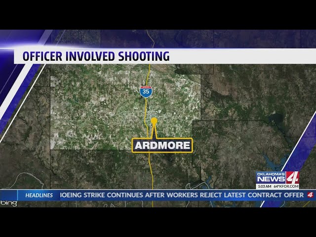 Officer involved shooting in Ardmore