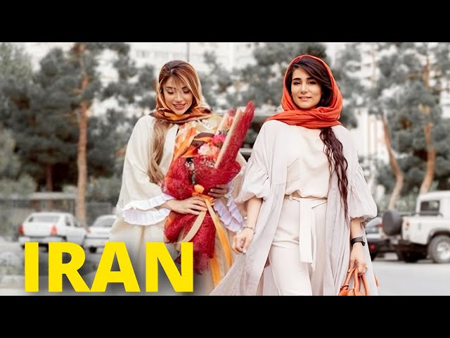 Joy and dance in IRAN 🇮🇷 Beautiful Iranian girls in the center of Tehran