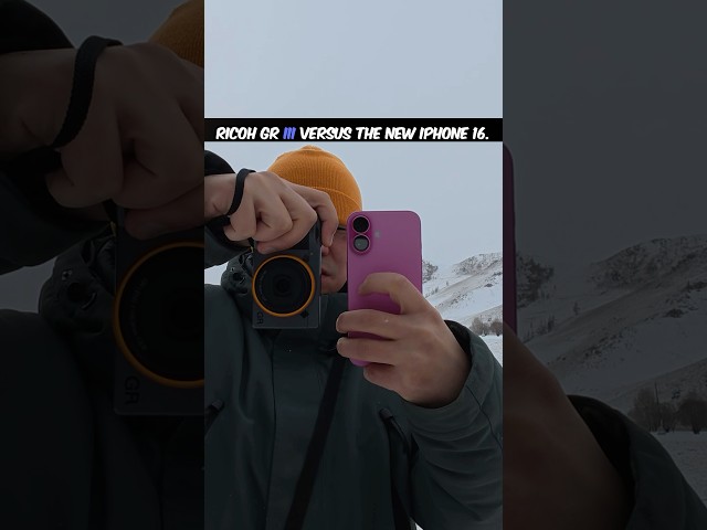 Ricoh GRIII vs Iphone 16 - Camera Comparison!