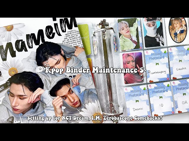 Kpop Binder Maintenance 5 ✰ Setting Up For New Kpop Comebacks! 🫶🏼