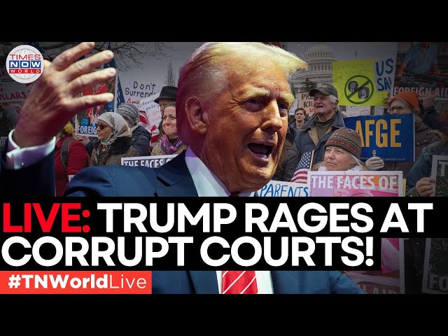 LIVE | Trump WARNS: ‘The Courts Are RIGGED – America’s Losing Billions! |Trump News |Times Now World