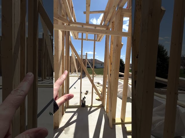 Riverside Home -Framed Kitchen Walk Through- Steege Construction