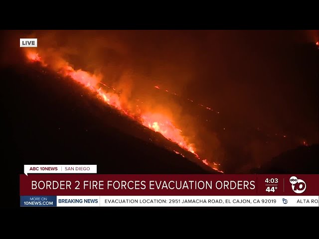 Live interview with Cal Fire official on Border 2 Fire