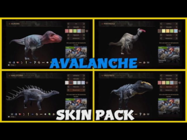 PATH OF TITANS AVALANCHE SKIN PATH SHOWCASE