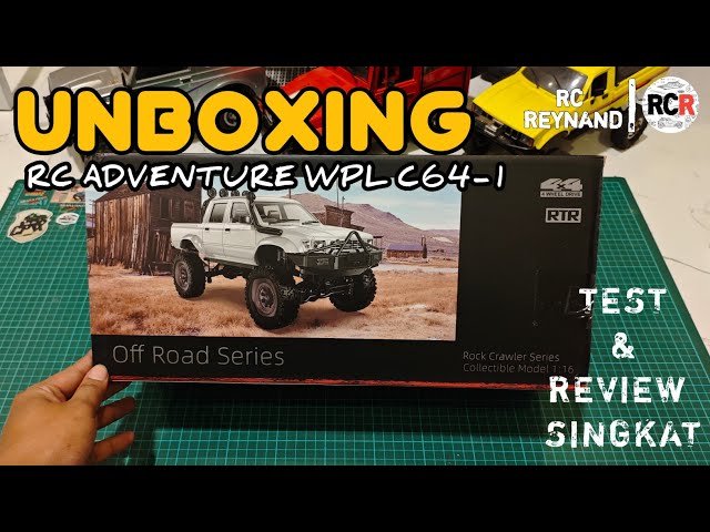 Unboxing & Test WPL C 64-1 C64-1 ‼️ masih gini aja sparepartnya 🤬