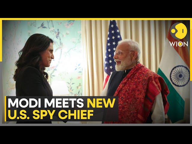 PM Modi's US Visit: PM Modi Meets US Intelligence Chief Tulsi Gabbard | World News | WION