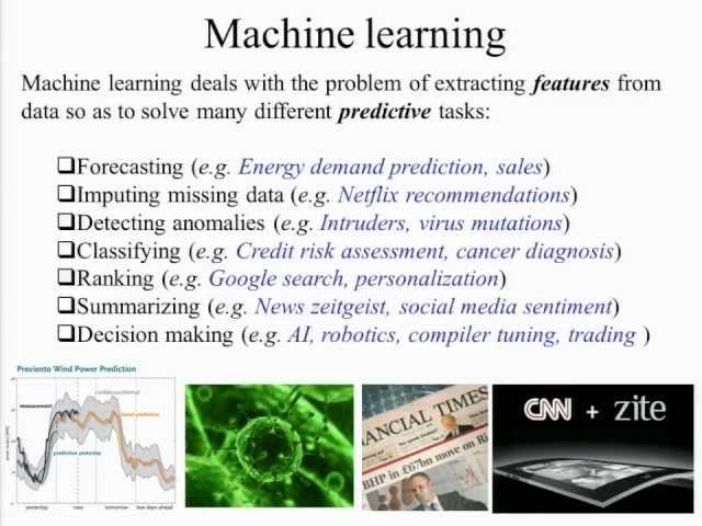 undergraduate machine learning 1: Introduction to machine learning