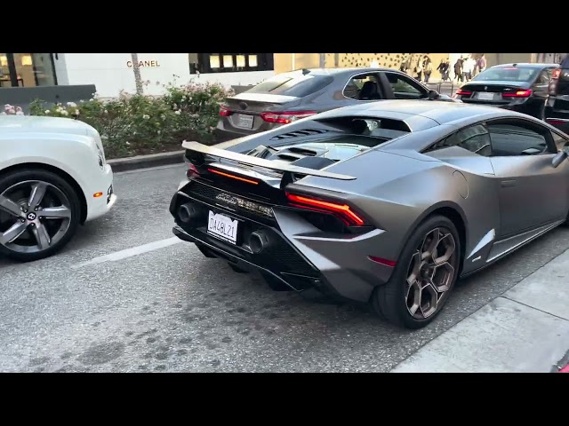 Lamborghini Tecnica giving some cheeky revs