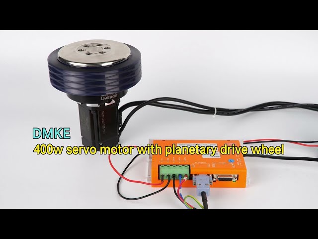 400w dc servo motor drive wheel with planetary gearbox inside