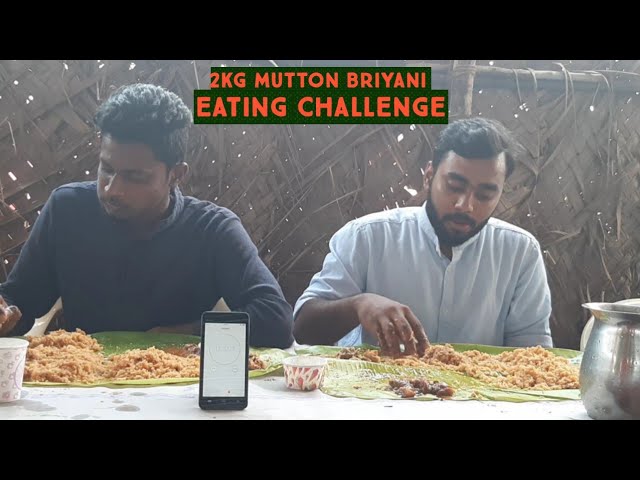 2Kg Mutton Briyani chellange|Mutton Briyani Eating Competition|Eating Chellange in Tamil