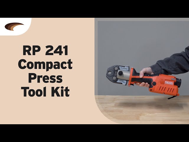 Compact and Powerful: The RIDGID RP 241 Press Tool