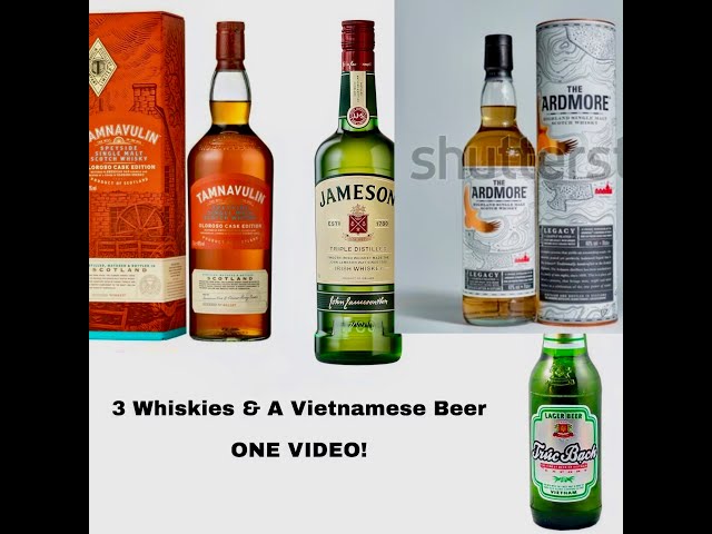 Jameson NOIDA + Tamnavulin + Vietnam Beer + Ardmore