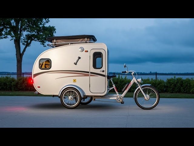 Camp Companion Camper Tricycle 2025 – The Ultimate Mini RV for Solo Adventures!