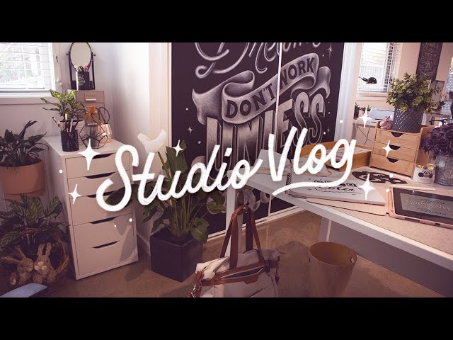 Studio Vlog 01 ✨ Studio tour, organising adventures & current projects