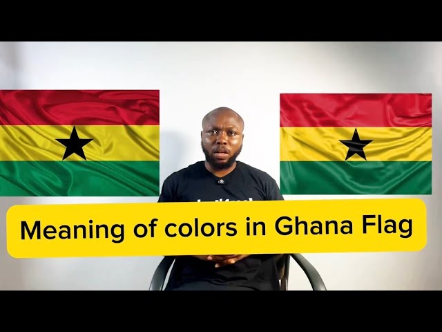 Meaning of Colors in Ghana Flag 🇬🇭 & Who designed It.