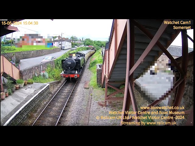 Watchet Camera 1 (West Somerset Railway) - In partnership with Watchet Visitor Centre  | Railcam UK