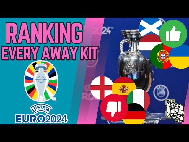 RANKING EVERY EURO 2024 AWAY KIT - From worst to best!!