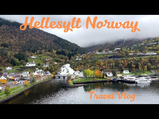 (Hellesylt) Norway, location for numerous Impossible Mission movie sets. Walking tour 4K