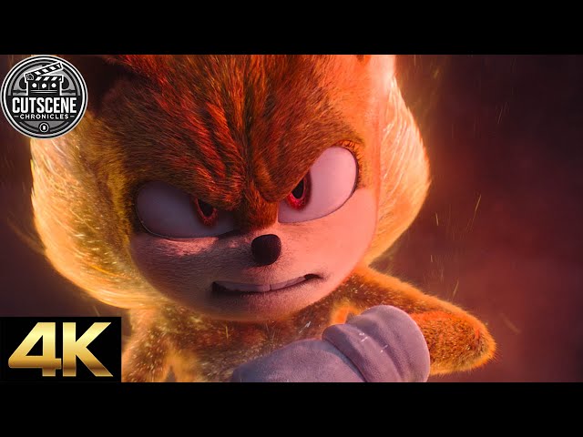 [4K UHD] Sonic and Shadow’s Final Fight CUTSCENE | Sonic the Hedgehog 3