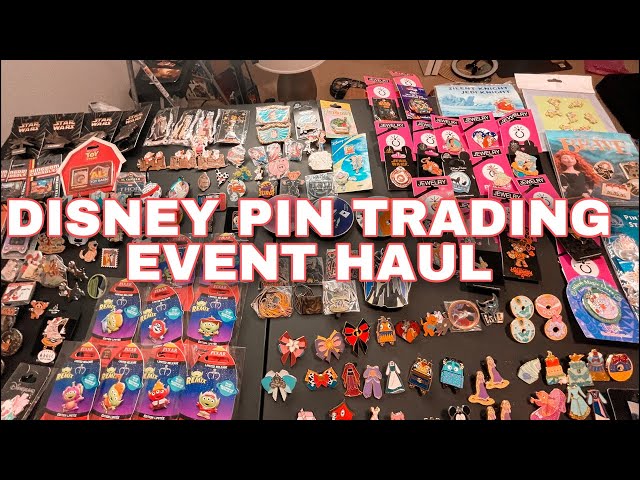 Disney Pin Trading Event Haul!