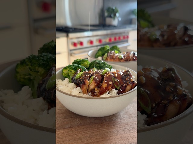 Teriyaki chicken rice bowls✨