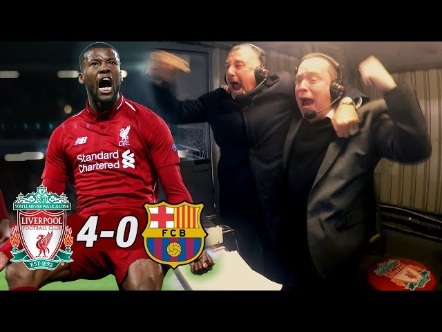 'CORNER TAKEN QUICKLY... ORIGI' | Liverpool 4-0 Barcelona: Commentator Reactions